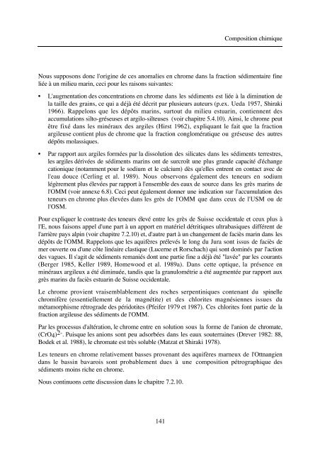 typologie des eaux souterraines de la molasse entre chambéry et linz