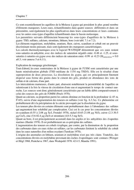 typologie des eaux souterraines de la molasse entre chambéry et linz