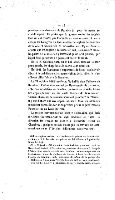 Documents pour servir a l'histoire de l'ancienne abbaye de Beaulieu ...