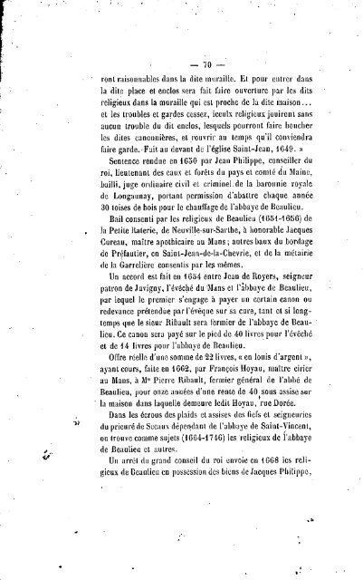 Documents pour servir a l'histoire de l'ancienne abbaye de Beaulieu ...