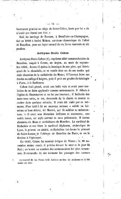 Documents pour servir a l'histoire de l'ancienne abbaye de Beaulieu ...