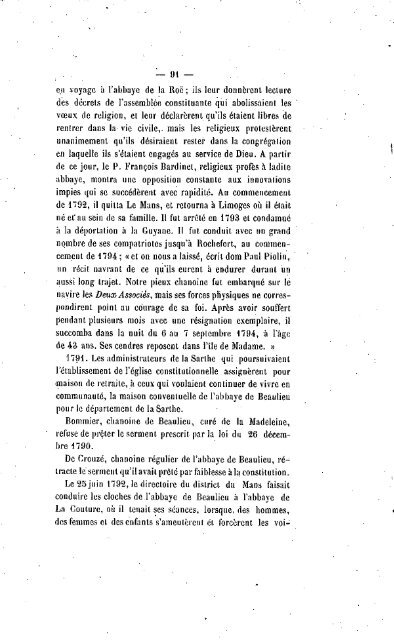 Documents pour servir a l'histoire de l'ancienne abbaye de Beaulieu ...