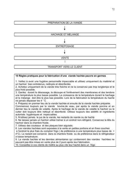 Guide d'autocontrôle en boucherie - Favv