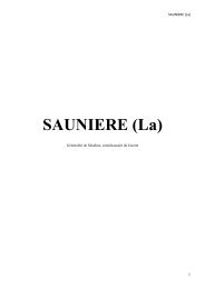 SAUNIERE _La_ - Archives départementales de la Creuse