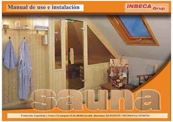 Manual de uso e instalación - Saunas Inbeca