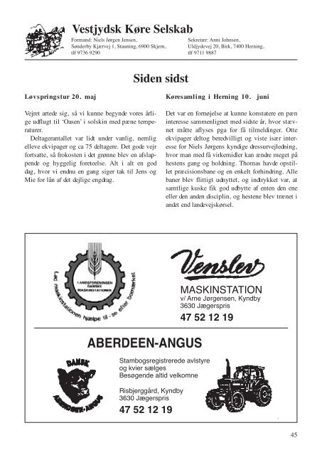 Download Køresporten nr. 4 2001.pdf - Karetmager.dk