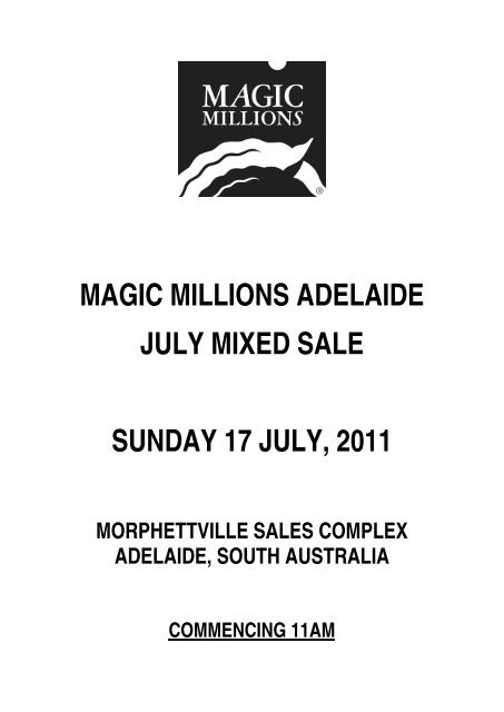 PDF Catalogue - Magic Millions