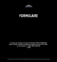 FORMULAIRE FORMULAIRE - Saint-gobain-pam.pt