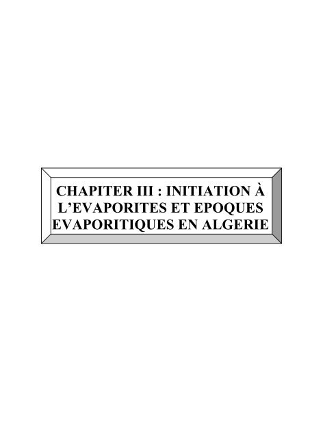 Thème ETUDE GEOCHIMIQUE ET MINERALOGIQUE DES ...