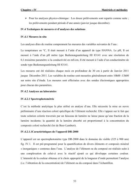 Thème ETUDE GEOCHIMIQUE ET MINERALOGIQUE DES ...