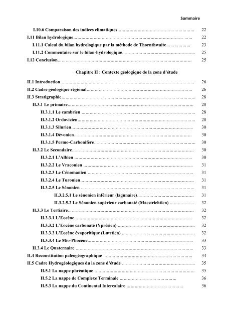 Thème ETUDE GEOCHIMIQUE ET MINERALOGIQUE DES ...