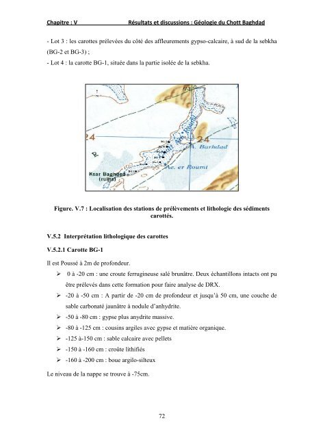 Thème ETUDE GEOCHIMIQUE ET MINERALOGIQUE DES ...