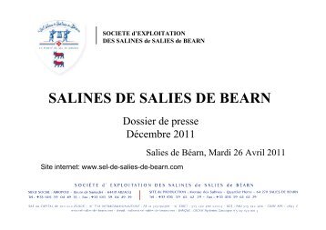 SALINES DE SALIES DE BEARN - Tourisme 64