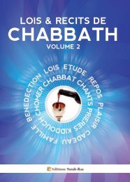 Lois & Récits de CHABBATH - Torah-Box.com