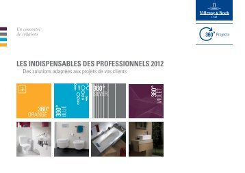 Les IndIspensabLes des professIonneLs 2012 - Villeroy & Boch