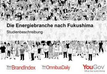 Die Energiebranche nach Fukushima - YouGov