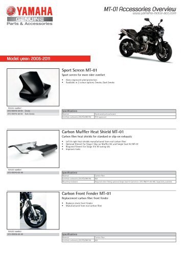 Sport Screen MT-01 - Yamaha Motor Europe