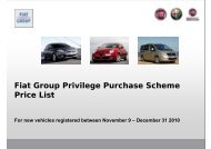 Fi t G P i il P h S h Fiat Group Privilege Purchase Scheme ... - Virgin