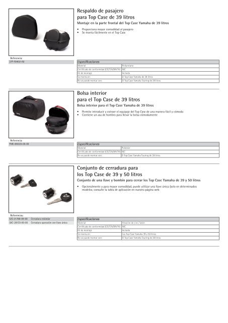 Accesorios XJ6 DiversionF - Yamaha Motor Europe