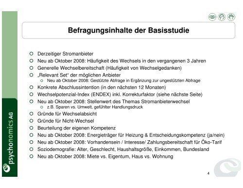 Abonnement Stromkunden-Wechselbarometer 2008 - YouGov