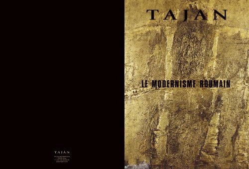 LE MODERNISME ROUMAIN - Tajan