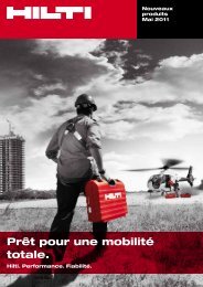 Prêt pour une mobilité totale. - Hilti