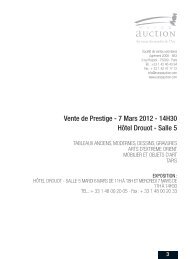 Catalogue de la vente - Camille Bürgi