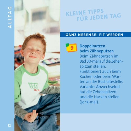 55 Bewegungstipps - AOK-Kindertheater