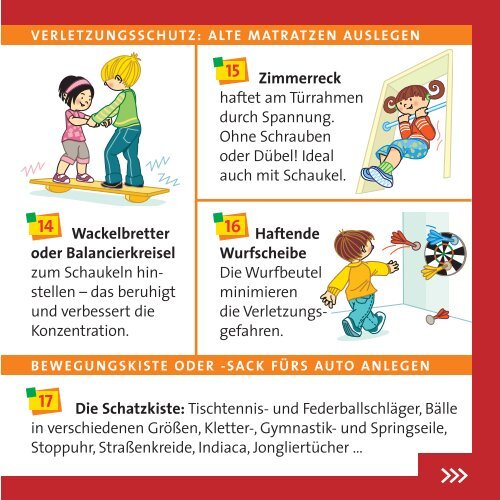 55 Bewegungstipps - AOK-Kindertheater