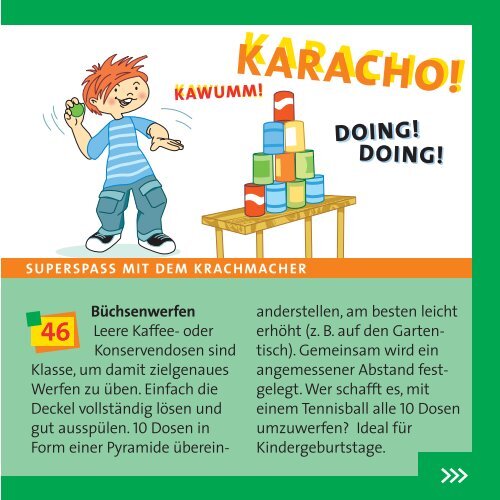 55 Bewegungstipps - AOK-Kindertheater