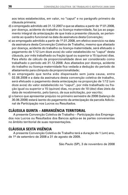 Cartilha sobre a Convenção Coletiva dos Bancários - Sindicato dos ...