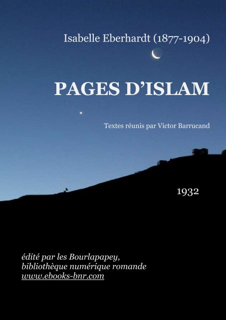 PAGES D'ISLAM - Bibliothèque numérique romande