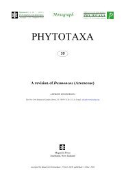 phytotaxa - Magnolia Press