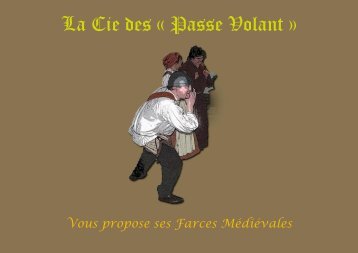 La Cie des « Passe Volant » - la Compagnie des Passe Volant