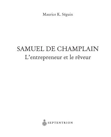 samuel de Champlain