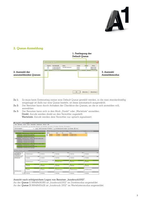 Benutzeranleitung Switchboard - A1.net