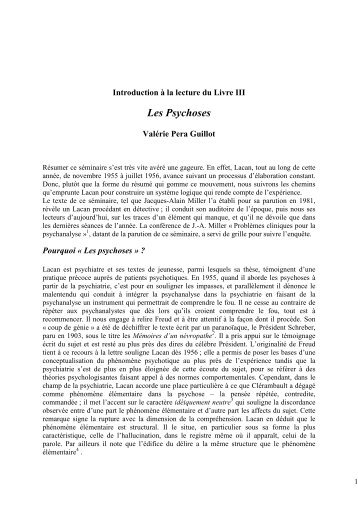 3 livre III Pera - École de la cause freudienne