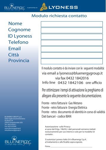 Nome Cognome Telefono Email Città Provincia ID Lyoness