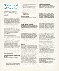 Statement of Policies - Melaleuca