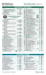 U.S. Price List - Melaleuca