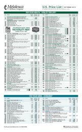 U.S. Price List - Melaleuca