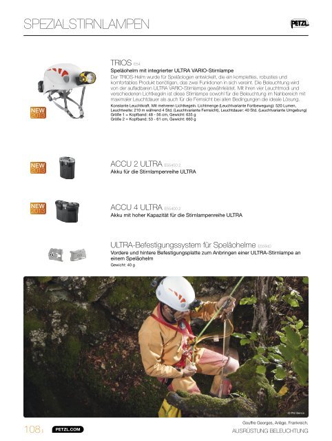 Petzl Online Katalog 2013 Klettern und Bergsteigen 