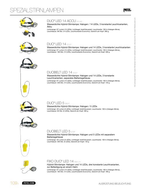 Petzl Online Katalog 2013 Klettern und Bergsteigen 