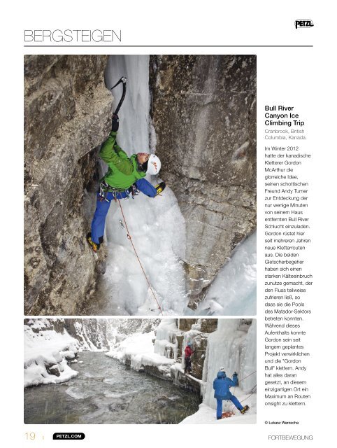 Petzl Online Katalog 2013 Klettern und Bergsteigen 