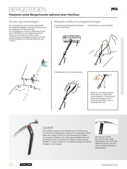 Petzl Online Katalog 2013 Klettern und Bergsteigen 