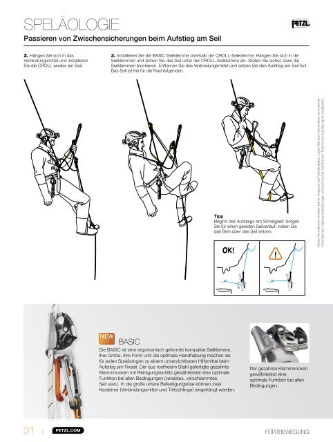 Petzl Online Katalog 2013 Klettern und Bergsteigen 