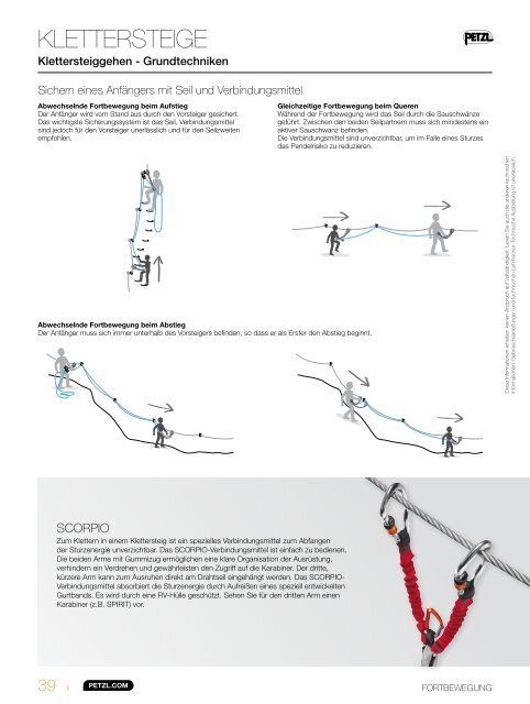 Petzl Online Katalog 2013 Klettern und Bergsteigen 