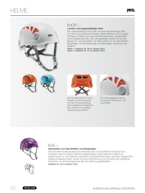 Petzl Online Katalog 2013 Klettern und Bergsteigen 