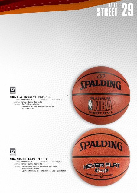 Spalding Online Katalog 2013 - Alles Basketball