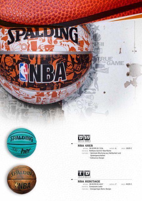 Spalding Online Katalog 2013 - Alles Basketball